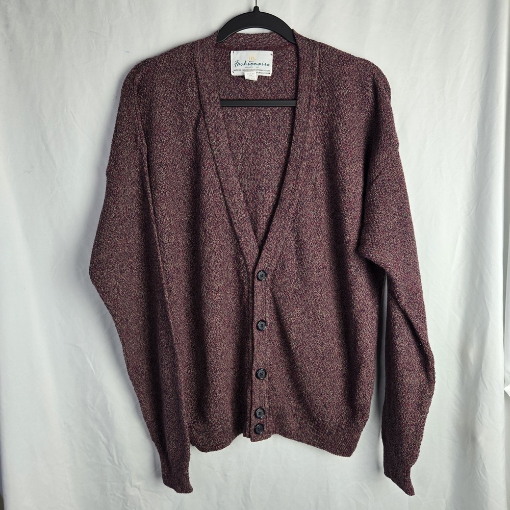 Vintage 1993 Mcdonalds Uniform Sweater Cardigan Mens XL Workwear Job USA Crew‎